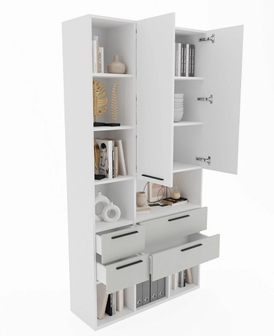 Шкаф напольный книжный L-201 L/R