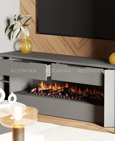 Тумба ТВ напольная с электрокамином LG551.450L/R