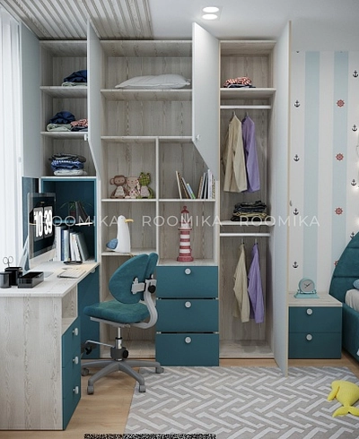 Шкаф  однодверный с нишей L226