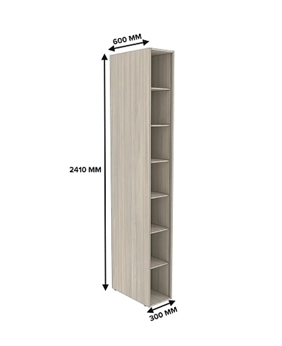 Стеллаж открытый глубокий L233.60
