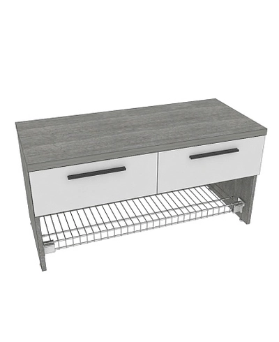 Тумба с 2 ящиками и полкой для обуви LG-462