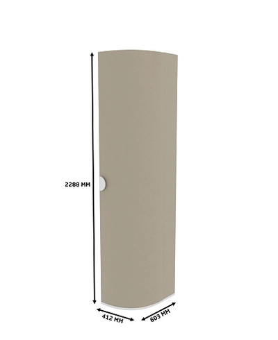 Шкаф завершающий с дверью P232.3 L/R