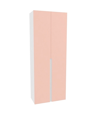 Шкаф двухдверный узкий, фасады в эмали LE210.44-1