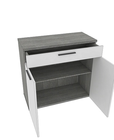 Тумба широкая 2 дверная с ящиком LG-876