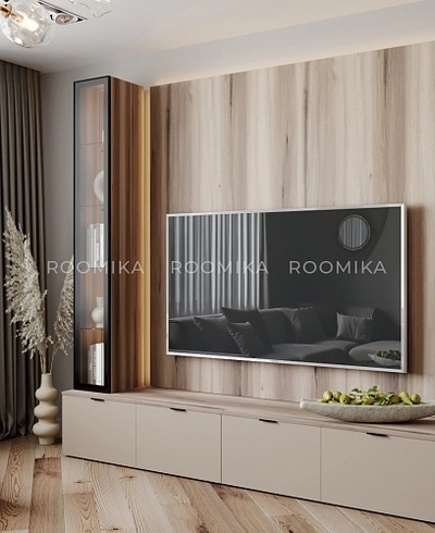 Шкаф R314.45ST на тумбу R506, R524 с подсветкой