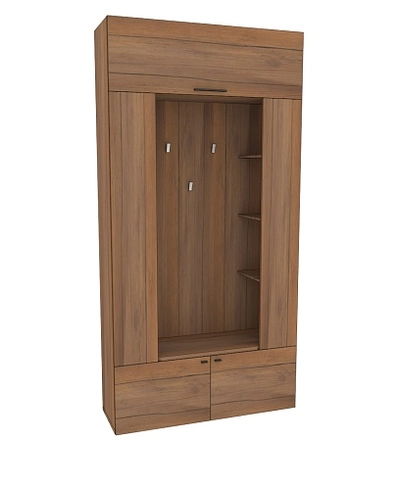 Секция под крючки с полками L418 L/R