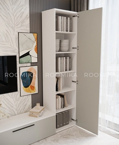 Шкаф 1 дверный напольный L-220