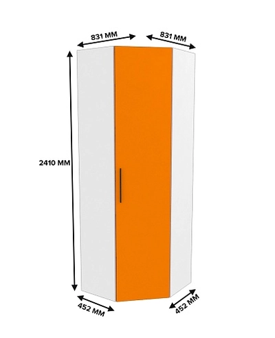 Шкаф угловой равносторонний L218.1