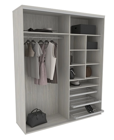 Шкаф-купе U203 тип 4 МДФ/зеркало