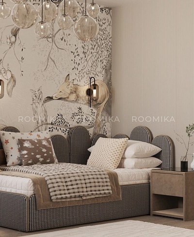 Мягкая кровать-диван КИПРОС с подъемным механизмом, 90x190