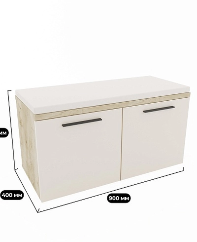 Тумба для обуви с мягким сиденьем L461