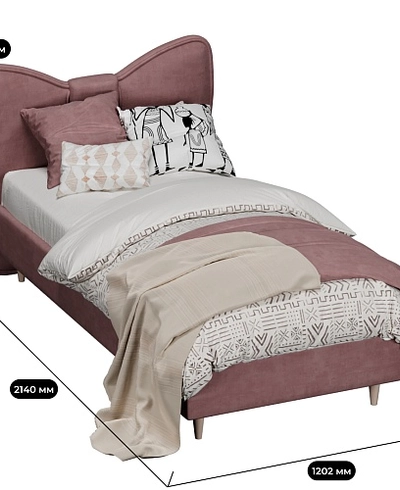 Кровать односпальная мягкая  СЭНДИ ЛАЙТ, 190х200