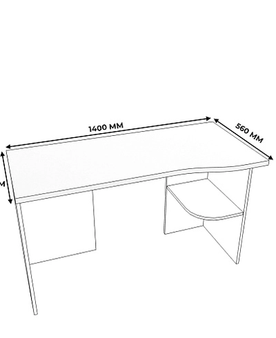 Cтолешницы прямые с переходным размером E716 L/R