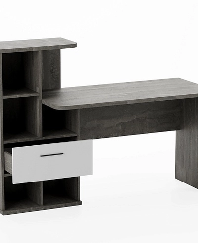 Рабочий стол со встроенным стеллажом HOF421