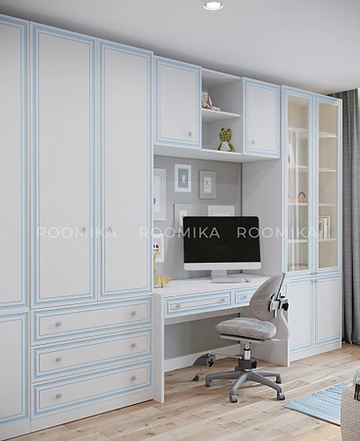 Шкаф двухдверный с ящиками А213