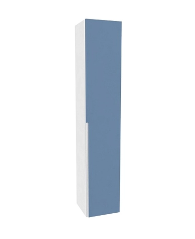 Шкаф однодверный со штангой узкий, фасады в эмали LE220.44-1
