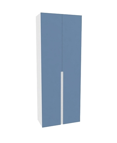 Шкаф двухдверный узкий, фасады в эмали LE210.44-1