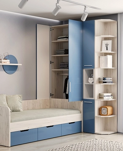 Шкаф двухдверный с фальш-панелью LG212.4-90