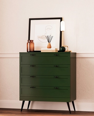 Комод с ящиками с эмалевой столешницей и боковинами A704.45ESB