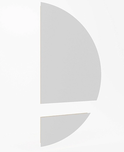 Зеркало L168 с подвесным столиком с подсветкой L/R