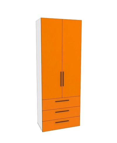 Шкаф книжный/для одежды с тремя ящиками L213