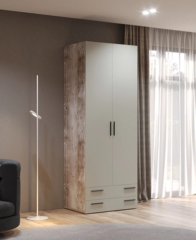 Шкаф двустворчатый с ящиками L211.60