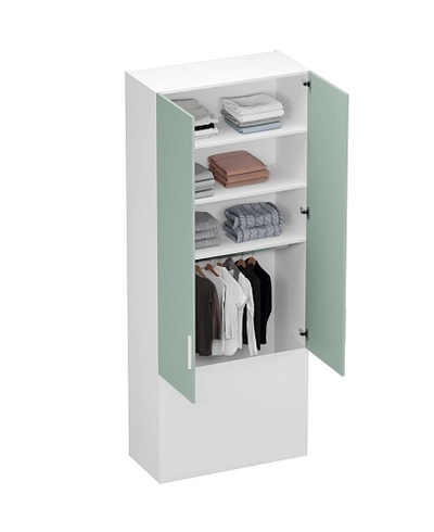 Шкаф двухдверный с фальш-панелью L212.4-90