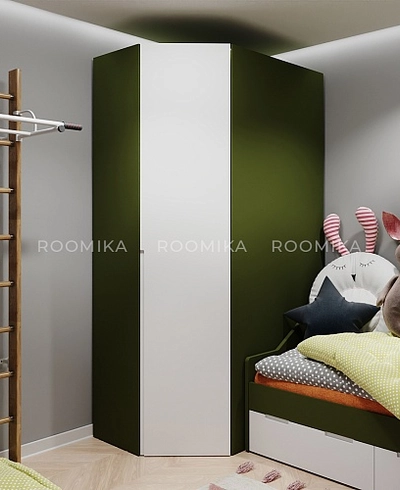 Шкаф угловой, фасады в эмали LE209.44 L/R