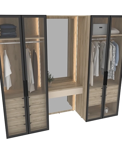 Гардеробная система Турин 11