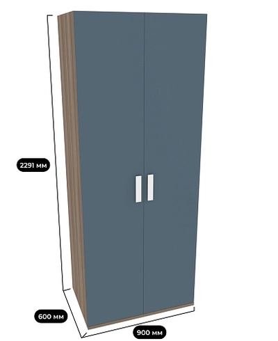 Шкаф двухдверный E205