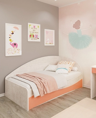 Кровать односпальная P901 с подъемным механизмом, 90x190