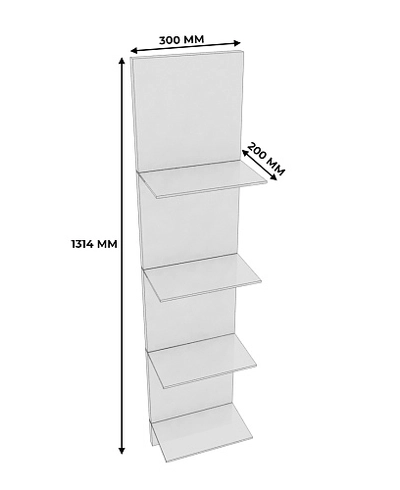 Полка навесная L-314.4