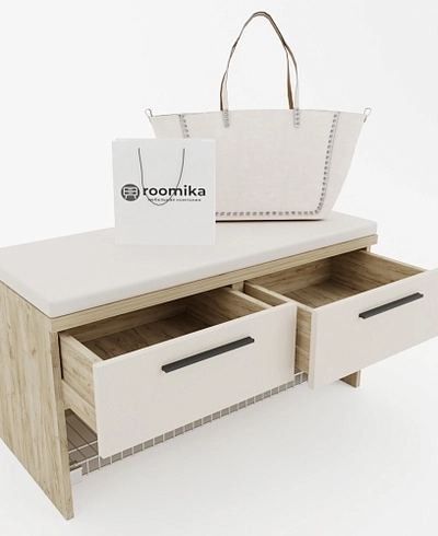 Тумба с 2 ящ. и полкой для обуви L462