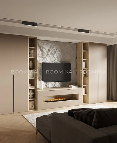 Тумба ТВ напольная с электрокамином LG551.450L/R