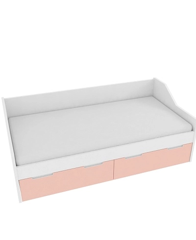 Кровать односпальная, фасады в эмали LE902.190, 90x190