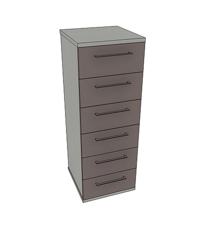 Комод высокий 5 ящиков, фасады МДФ CNG-705