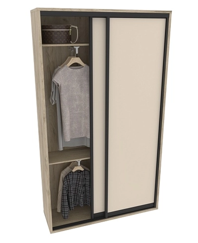 Шкаф-купе ХG140.45-1, профиль INTEGRO, фасад МДФ