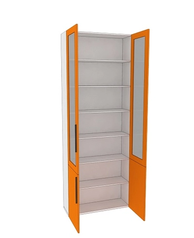 Шкаф книжный со стеклом L240