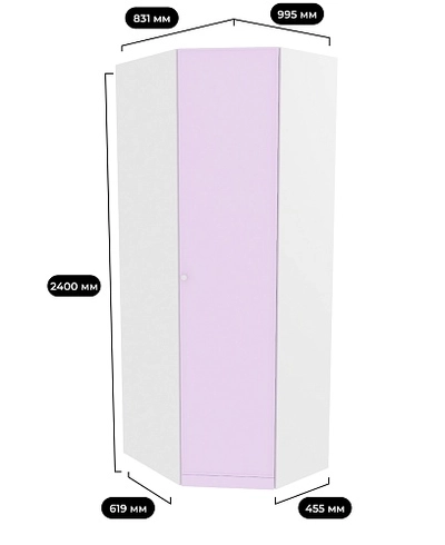 Шкаф угловой A218