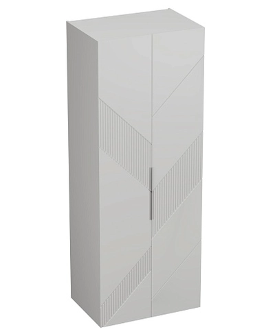 Шкаф 2 дверный, фрезерованные фасады в эмали LE210.60-1