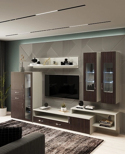 Шкаф- витрина низкий P130 L/R