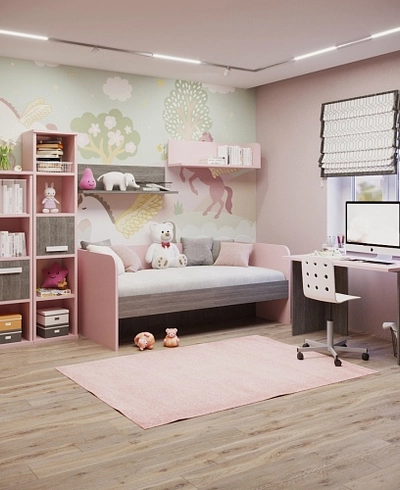 Cтеллаж сквозной книжный на 5 ниш E805