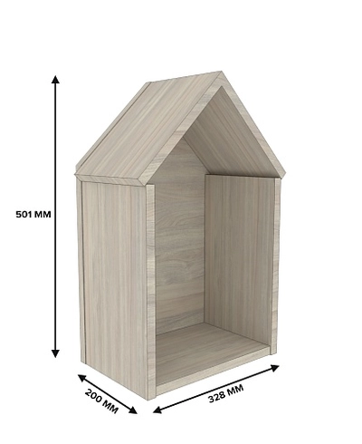 Полка-домик навесная L303
