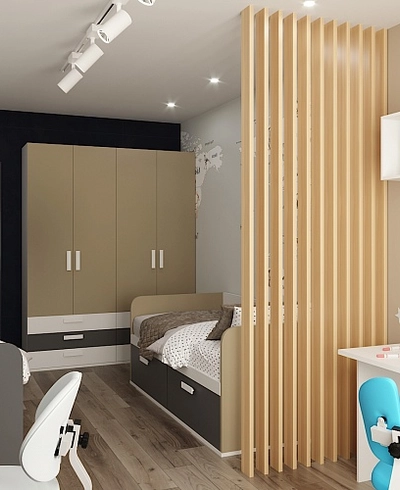 Кровать односпальная E902.6, 80x160