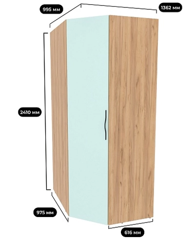 Шкаф угловой LG209.60 L/R