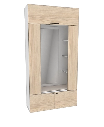 Секция с зеркалом и полками L408