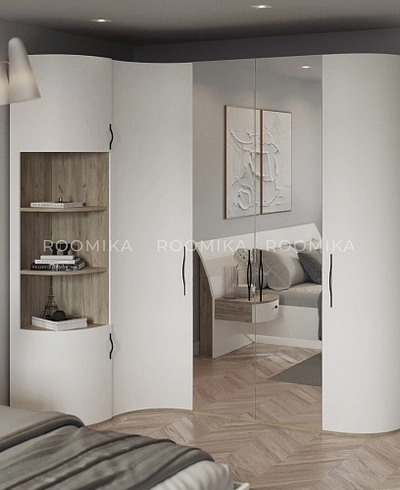 Шкаф 2 дверный с зеркалом P210Z