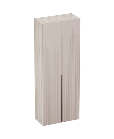 Шкаф 2 дверный, фрезерованные фасады в эмали LE210.44-4