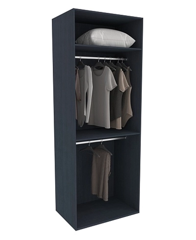 Шкаф 2 дверный, фрезерованные фасады в эмали LE210.60-1