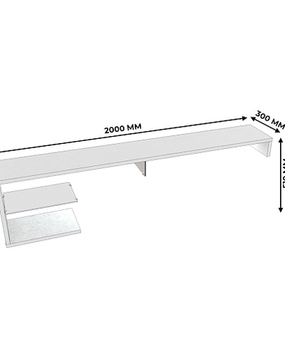 Приставка L113 к тумбе L505 с подсветкой L/R